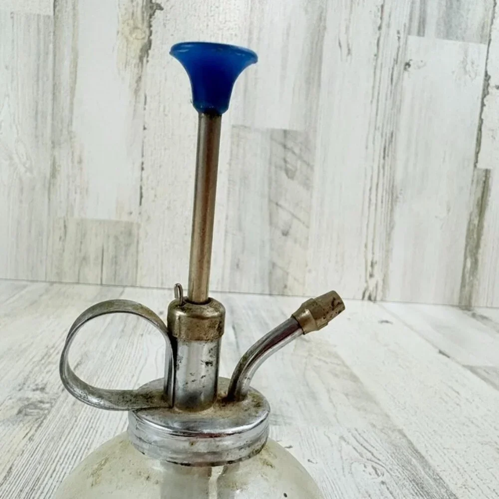 Vintage Glass Chrome Plant Mister Spray Bottle Plant Spritzer Taiwan